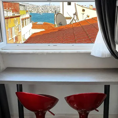 5 Minutes Walk To Taksim Square, Sea View *